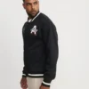 Couple Varsity Letterman Embroidery Wool Jacket - Image 3