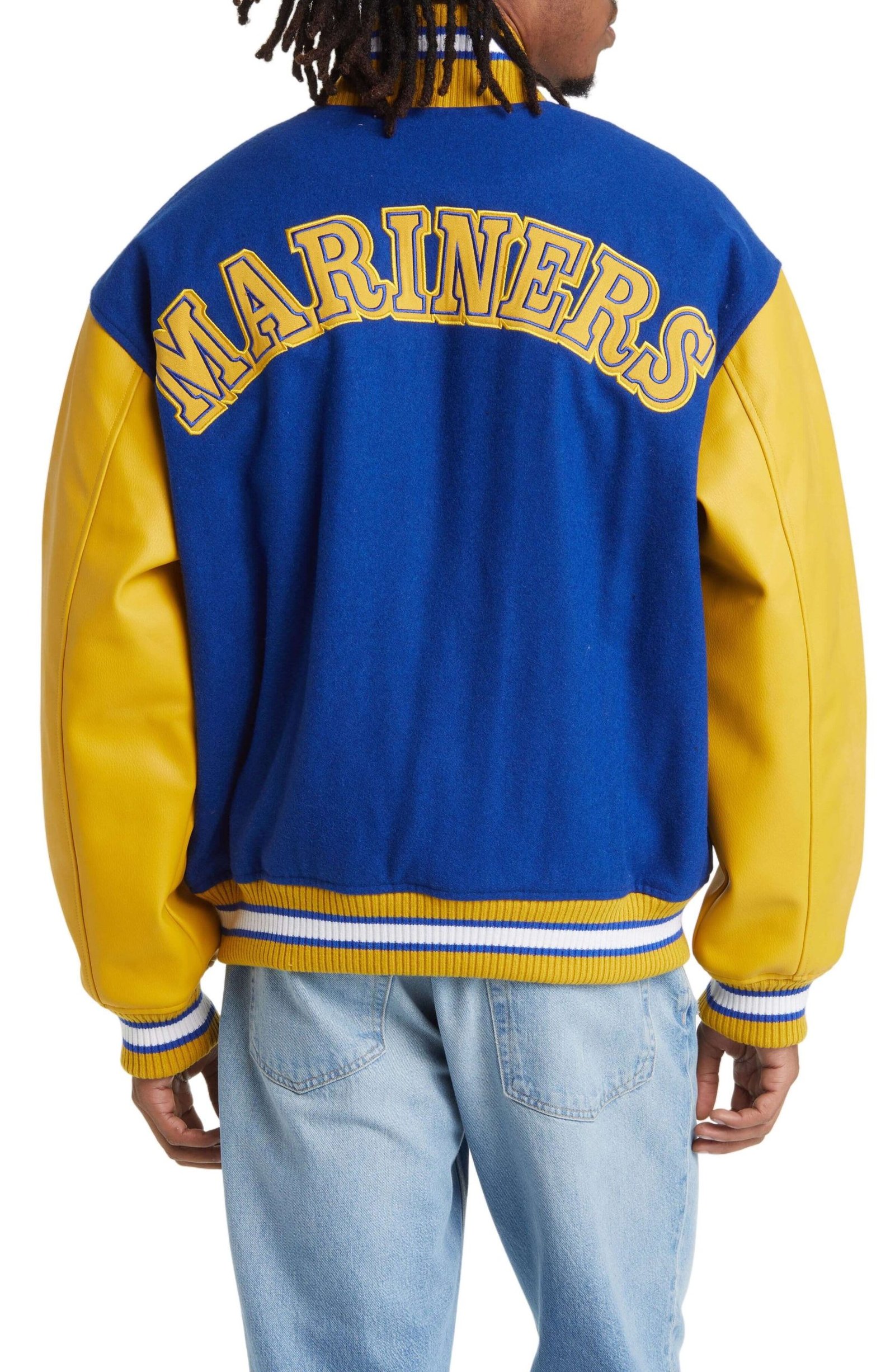X '47 Seattle Mariners Varsity Letterman Jacket - Image 5