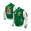 Pro Standard Classic Norfolk State University Kelly Green Varsity Jacket - Image 3