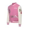 The Premium Letterman Varsity Pink Jacket - Image 3