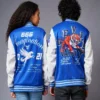 Blue & White Letterman Couple Varsity Jackets - Image 5