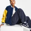 Pull & Bear Letterman Oversized Collegiate Bomber Jacket - Image 3