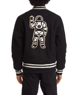 Alternative view of Billionaire Boys Letterman Club Astro Varsity Jacket - Black