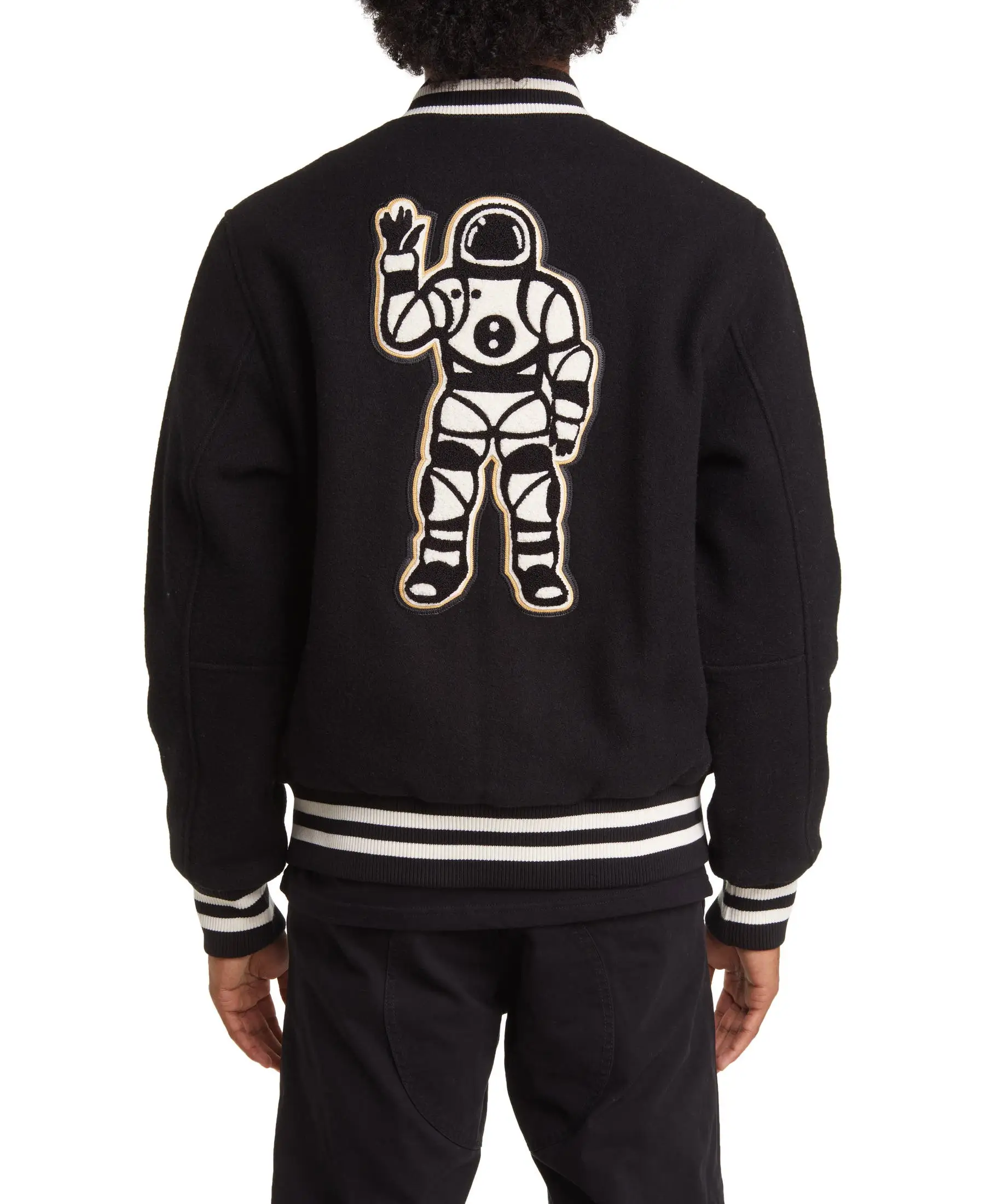 Billionaire Boys Letterman Club Astro Varsity Jacket - Black - Image 2