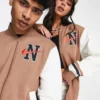 Nike Retro Collegiate Letterman Couple Varsity Jacket - Image 3