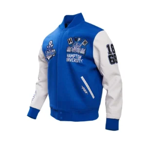 Pro Standard Letterman Hampton University Royal Varsity Jacket