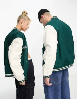 Alternative view of Dickies Oak Grove Letterman Couple Varsity Jacket