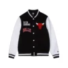 The Chicago Letterman Black Varsity Jacket