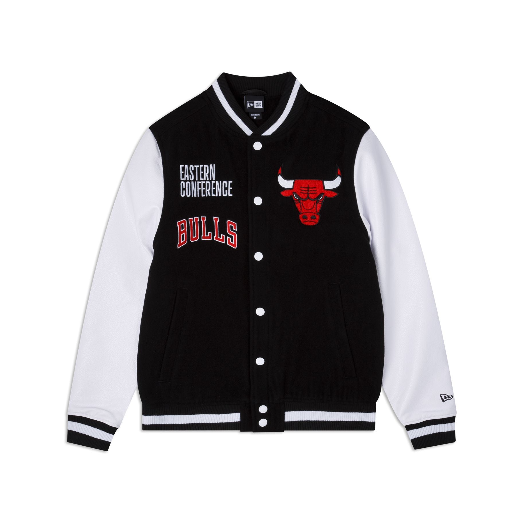The Chicago Letterman Black Varsity Jacket