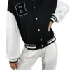 Women's Casual Letterman Baseball Varsity Jackets - Image 4
