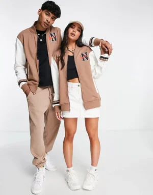 Alternative view of Nike Retro Collegiate Letterman Couple Varsity Jacket