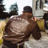Couple W-TEC Letterman Bomber Leather Jacket - Image 5
