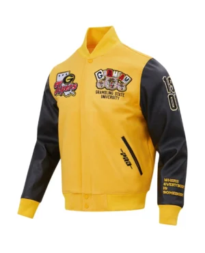 Men's Pro Standard Classic Gold Grambling Tigers Varsity Jacket