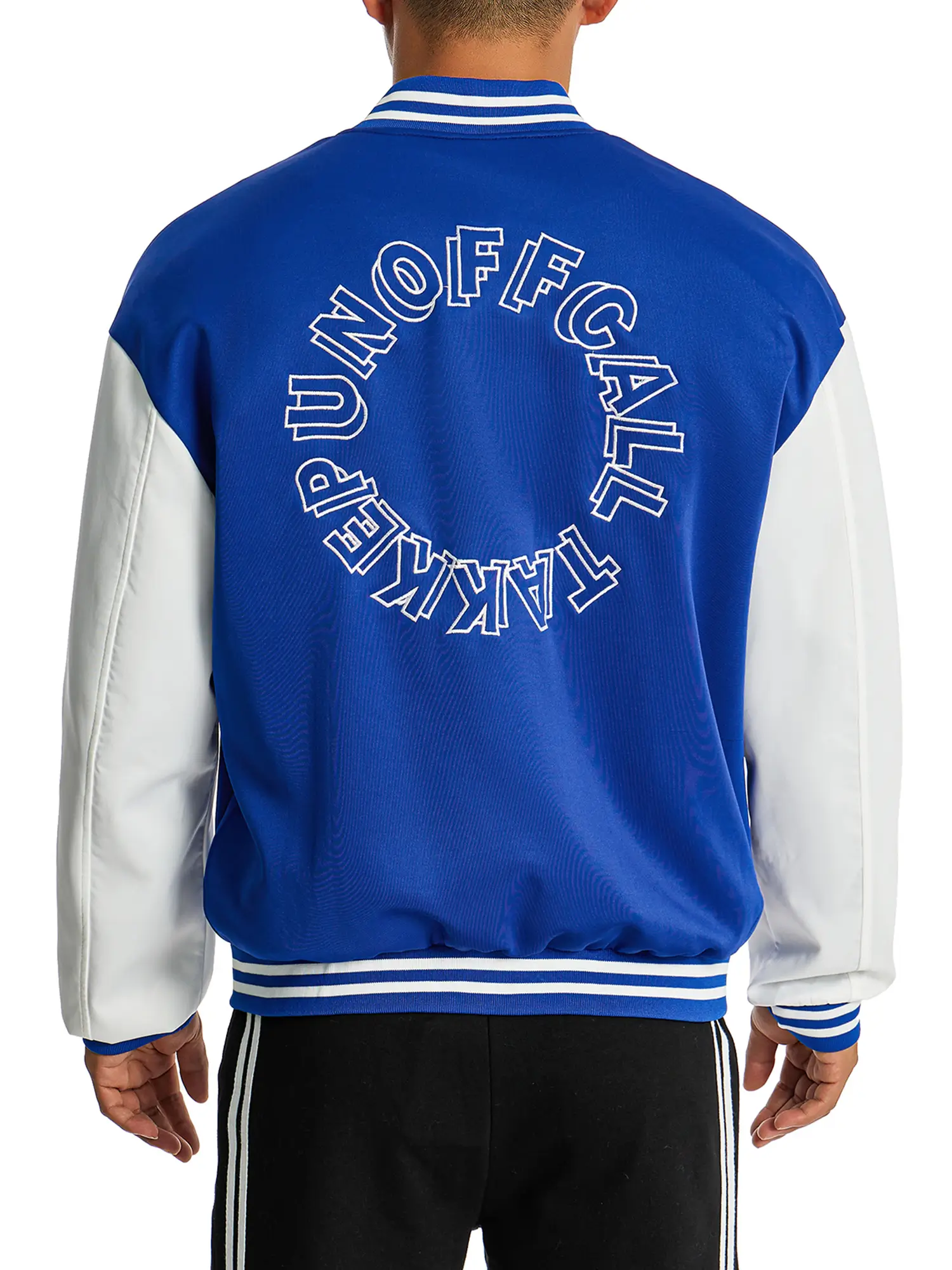 Men’s Varsity Letterman Baseball Cotton Jacket - Image 2