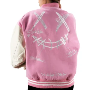 Alternative view of RIC Ricky Is Clown Letterman Varsity Jacket