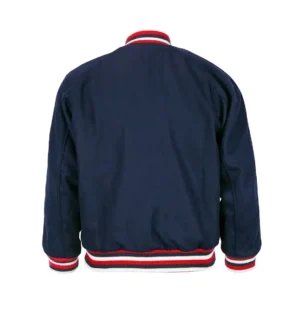 Alternative view of St. Louis Cardinals Letterman 1950 Authentic Blue Varsity Jacket