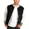Couple Varsity Letterman Embroidered Alpha Phi Omega Jacket - Image 3