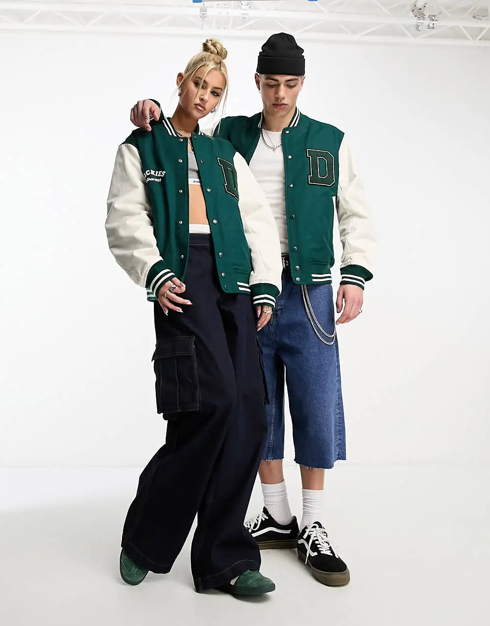 Dickies Oak Grove Letterman Couple Varsity Jacket - Image 4