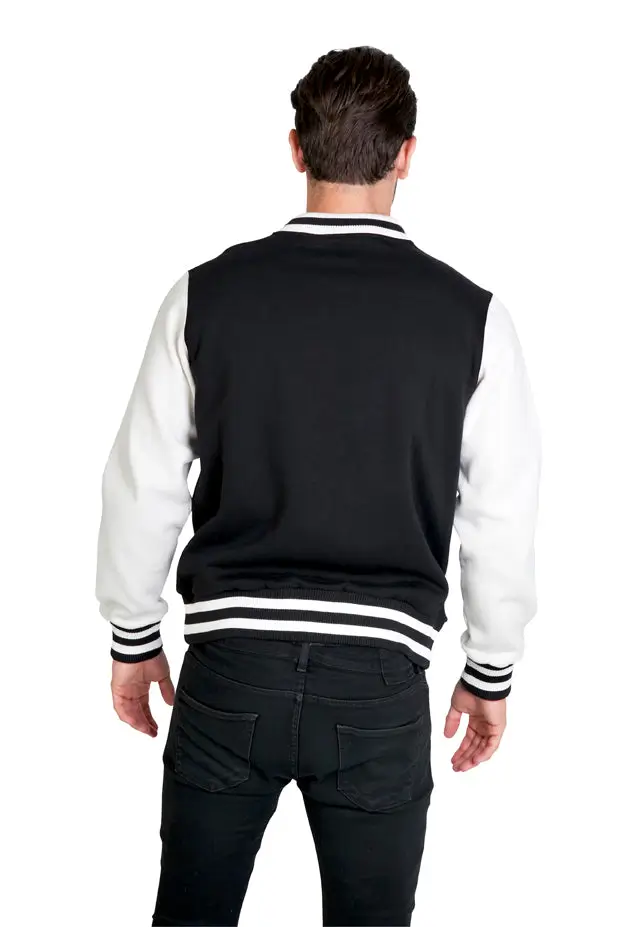 Couple Varsity Letterman Embroidered Alpha Phi Omega Jacket - Image 7