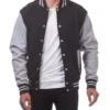 Men's Varsity Club Letterman Baseball Jacket - Image 4