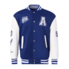 Men's College Baseball Bomber Letterman Varsity Jacket