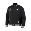 Men's NBA x Staple Letterman Black Phoenix Suns Full-Snap Varsity Jacket