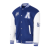Men's College Baseball Bomber Letterman Varsity Jacket - Image 3