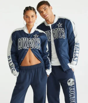 Dallas Cowboys Letterman Bomber Varsity Couple Jacket