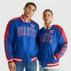 New York Giants Letterman Couple Bomber Varsity Jacket
