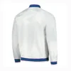 Charlotte Hornets Throwback Wordmark White Varsity Jacket - Image 2