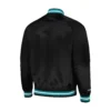 Alternative view of Charlotte Hornets Black Hardwood Classics Varsity Jacket