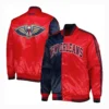 New Orleans Pelicans Fast Break Satin Varsity Jacket - Image 3