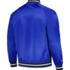 Orlando Magic Throwback Wordmark Royal Varsity Jacket - Image 2
