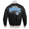 Orlando Magic Retro Classic Rib Satin Varsity Jacket - Image 4