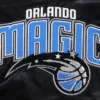 Orlando Magic Retro Classic Rib Satin Varsity Jacket - Image 9