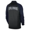 Orlando Magic Bomber Thermaflex Full-Zip Navy/Black Varsity Jacket - Image 2