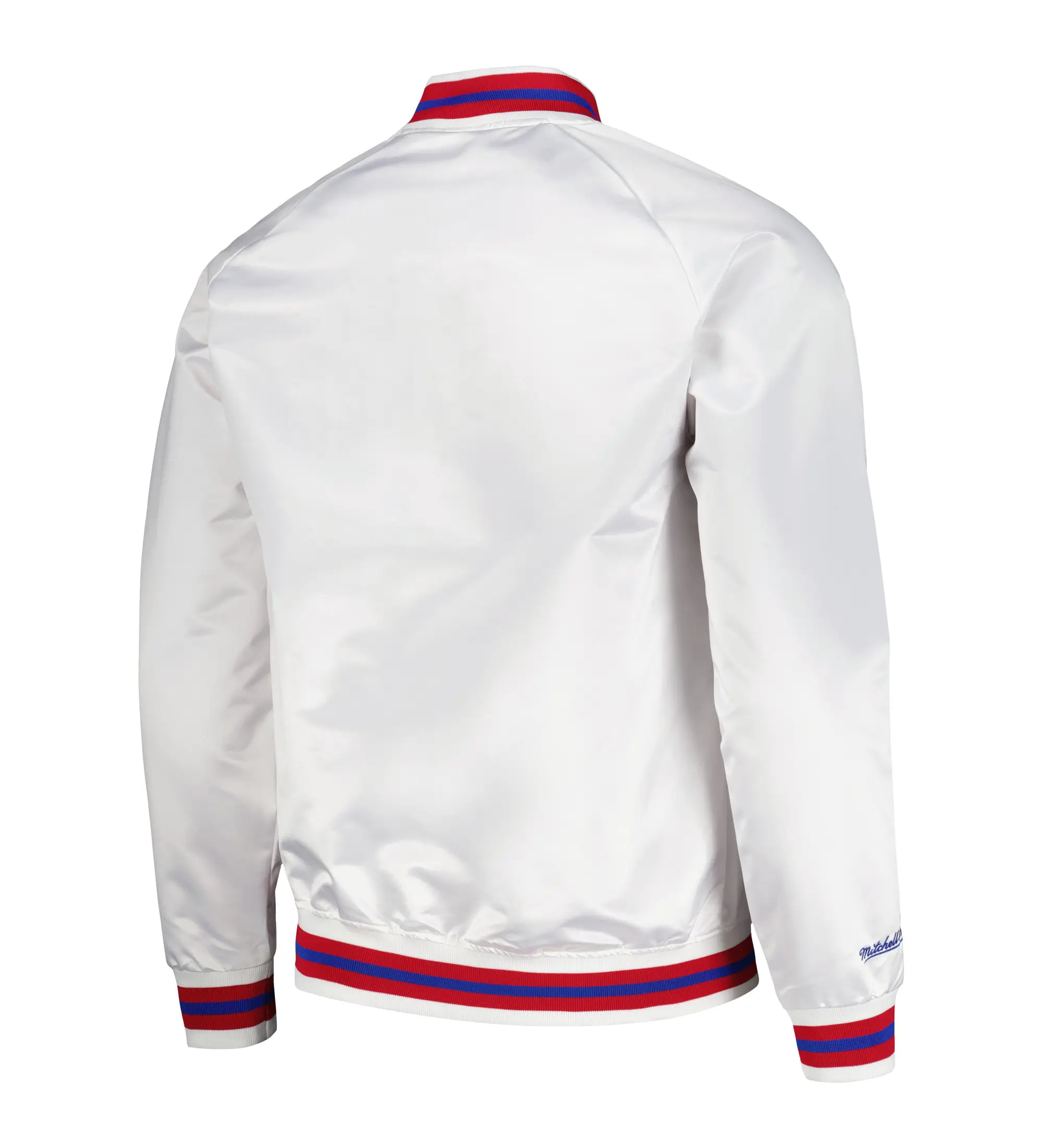Sacramento Kings Throwback Wordmark White Varsity Jacket - Image 2