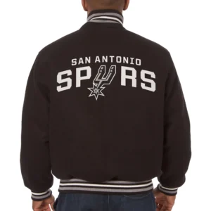 Alternative view of San Antonio Spurs Full Wool One Color Wool Jacket