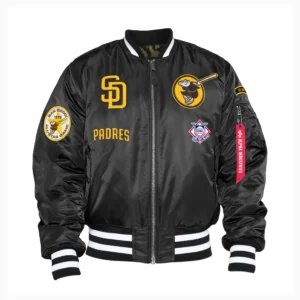 San Diego Padres MA-1 Bomber Varsity Jacket