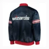 Washington Wizards The Power Forward Starter Satin Varsity Jacket - Image 2