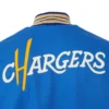Los Angeles Chargers Letterman 1960 Authentic Wool Varsity Jacket - Image 5