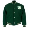 Philadelphia Eagles Letterman 1960 Authentic Green Wool Varsity Jacket