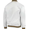 Golden State Warriors Throwback Wordmark Raglan Satin Jacket