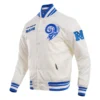 Alternative view of Los Angeles Rams Retro Classic Satin Varsity Jacket