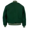 Philadelphia Eagles Letterman 1960 Authentic Green Wool Varsity Jacket - Image 2