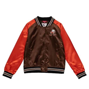 Women's Cooperstown Heavyweight 2.0 Cleveland Browns Varsity Jacket