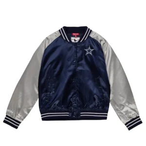 2.0 Dallas Cowboys Team Legacy Women's Blue Varsity Jacket