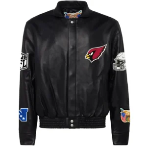 Arizona Cardinals Jeff Hamilton Full Leather Varsity Jacket