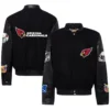 Arizona Cardinals Jeff Hamilton Wool & Leather Varsity Jacket - Image 3