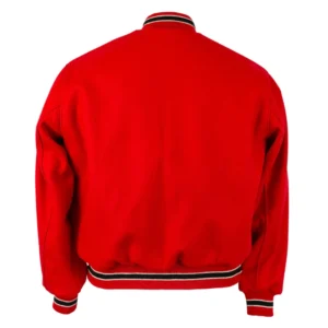 Alternative view of Atlanta Falcons Letterman 1967 Authentic Red Wool Varsity Jacket